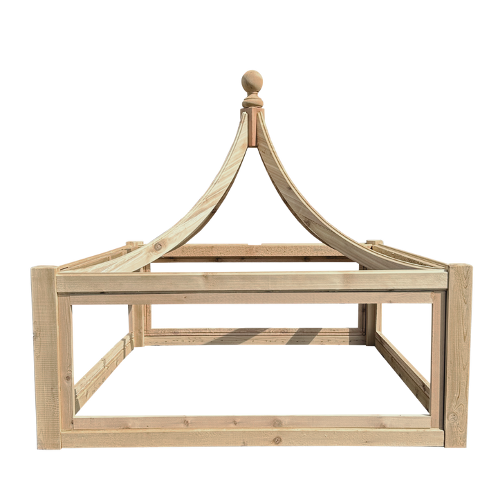 4x4 Cedar English Garden Cloche